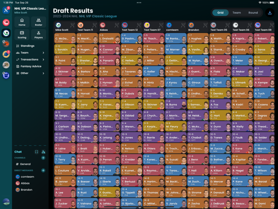 Fantrax Fantasy Sports iPad screenshot 6 - Sports app