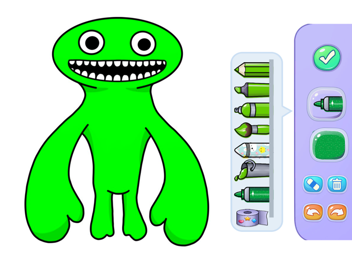 Banban Jigsaw  Coloring Book