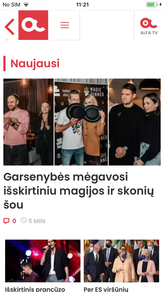 #3. AlfaLT (iOS) 由: Naujienu centras