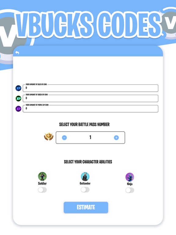 Vbucks codes for Fortniteのおすすめ画像4