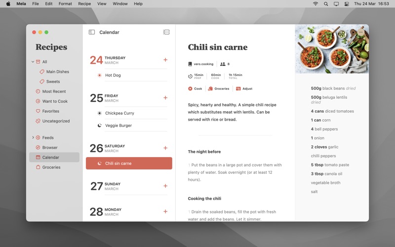 mela – recipe manager iphone screenshot 4