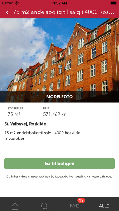 Andelsbolig Appen Screenshot
