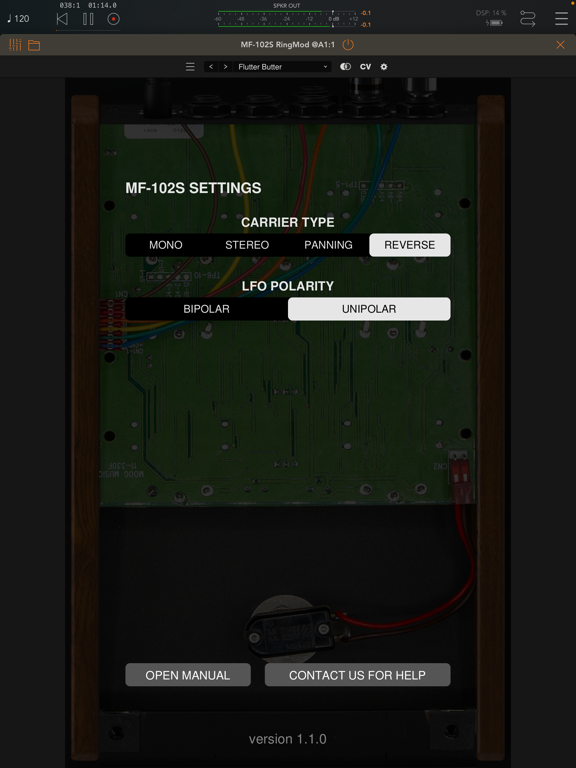 Screenshot #6 pour MF-102S Ring Modulator