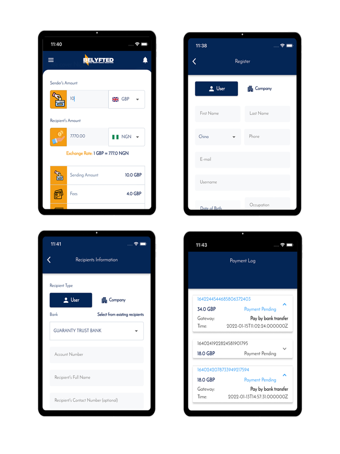 Belyfted Remit Money Transfer