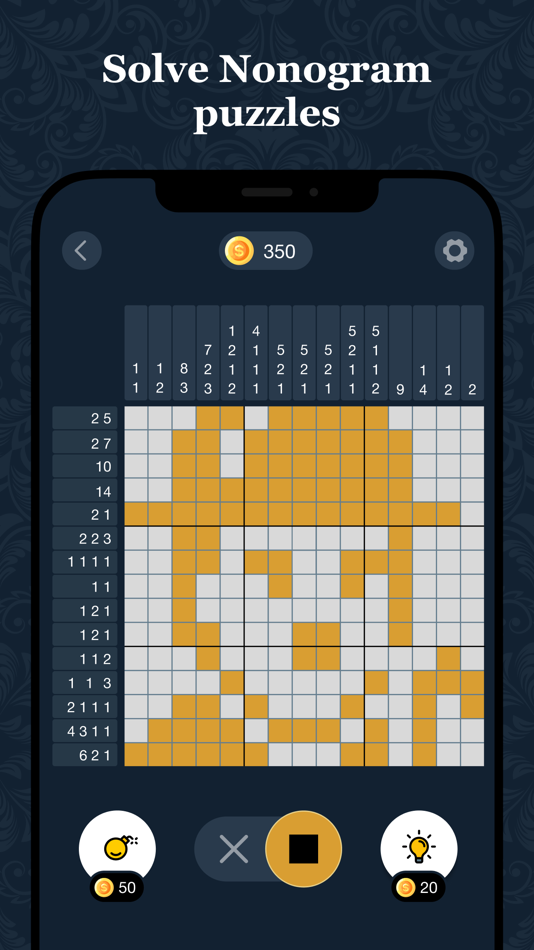 #1. ArtCross: Nonogram Puzzles (iOS) 由: Anna Tikanova