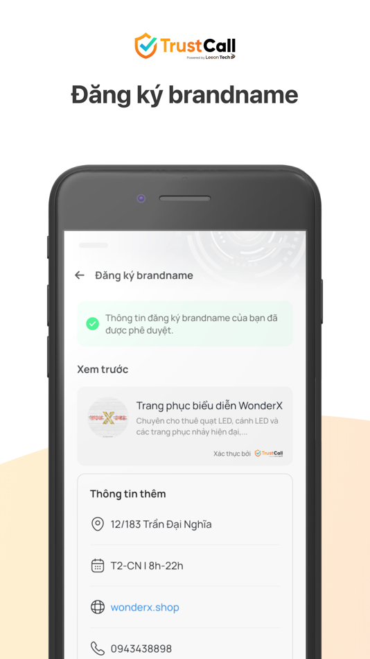 #8. TrustCall (iOS) 由: LEEON CYBER SECURITY JOINT STOCK COMPANY