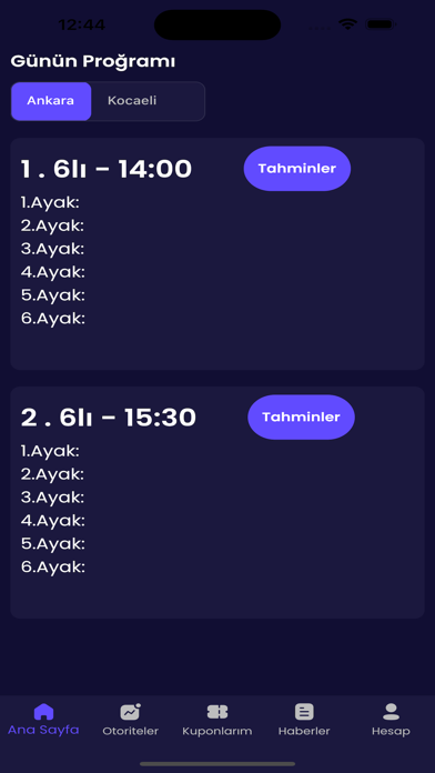 Bankom At Yarışı Altılı Ganyan Screenshot