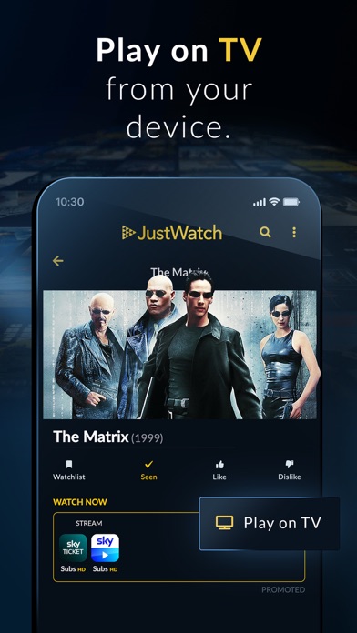 JustWatch - Movies & TV Shows Screenshot