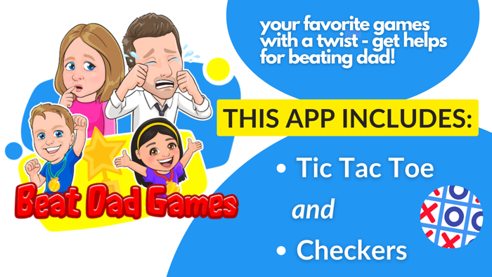 Beat Dad Checkers