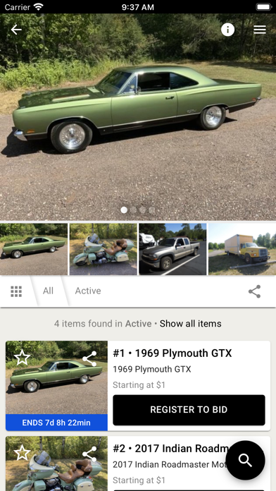 St. Louis Auctions Screenshot