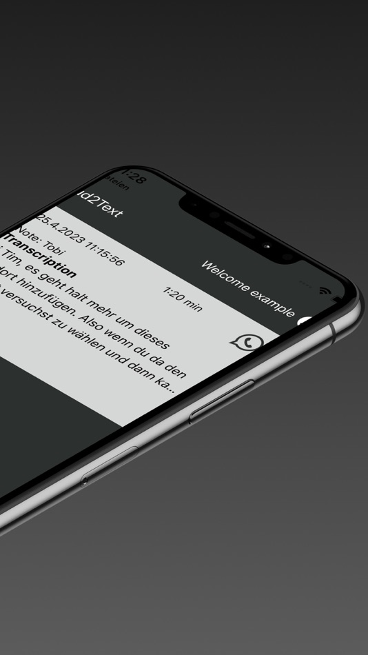 #2. Aud2Text (iOS) Podle: Tim Haerle