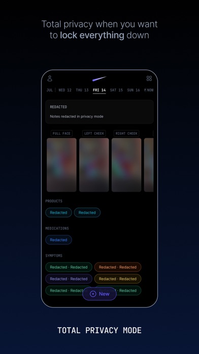 Eden — Private Skincare Diary Screenshot