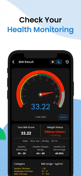 Game screenshot BMI Health Calculator hack