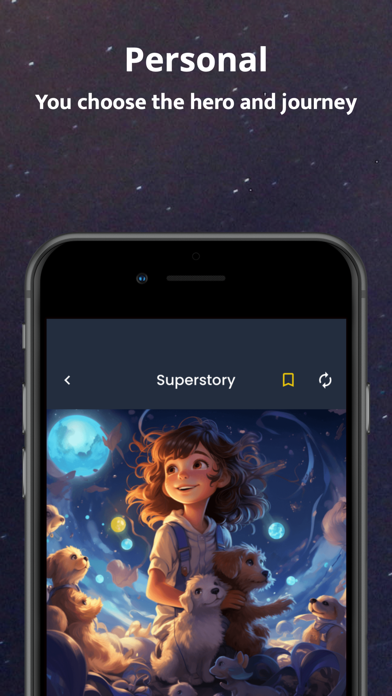 Superstory: AI Bedtime Stories Screenshot