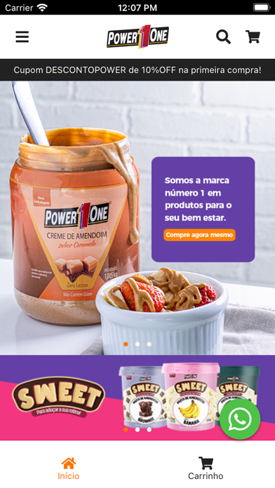 Loja Oficial - Power1One Screenshot