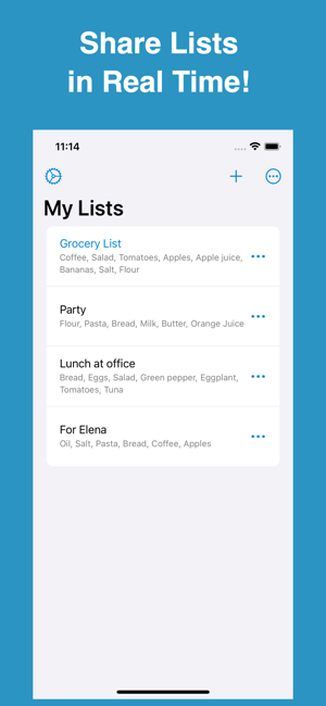 ‎Shoppylist: Grocery List Screenshot