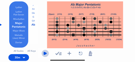 Jazzhacker Scales for Guitar screenshot 5