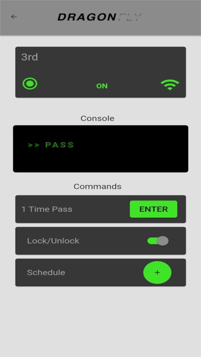 Dragon Fly Access Control Screenshot