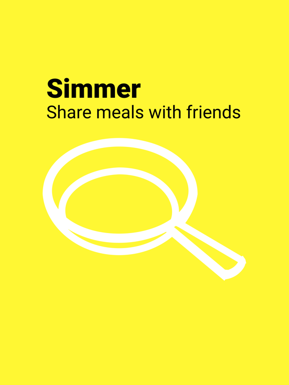 Simmer - Recipes & Cooking iPad screenshot 1 - Food & Drink app