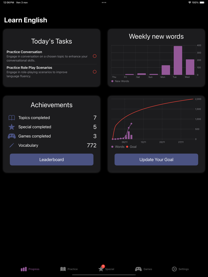 Learn Language with AI