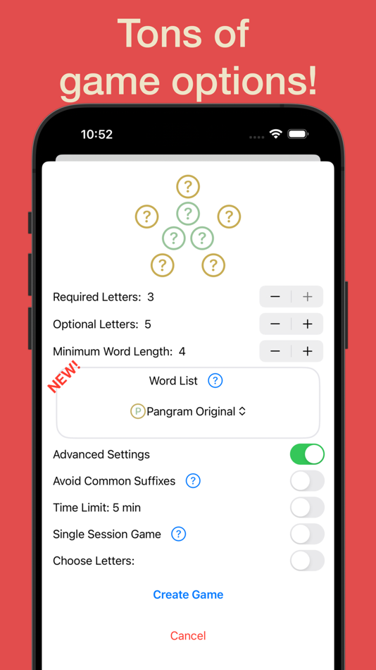 #10. Pangram (iOS) 由: Russell Neufeld