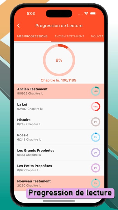 La Sainte Bible Multilangue Screenshot