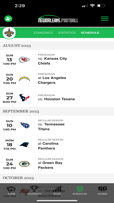 NewOrleans.Football Screenshot