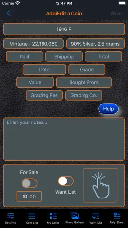 Game screenshot Mercury Dime Collection hack