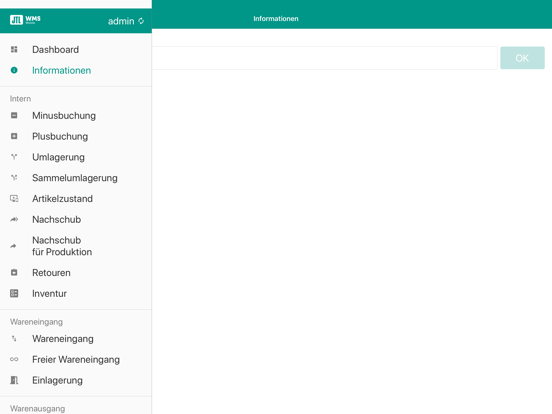 JTL-WMS Mobile 1.6+ Screenshot 1