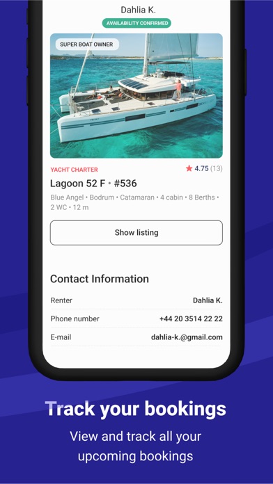 Knot - Yacht Management System Screenshot