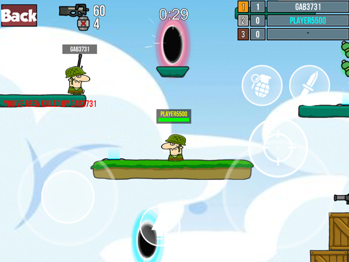 Funny Shooting man playtime