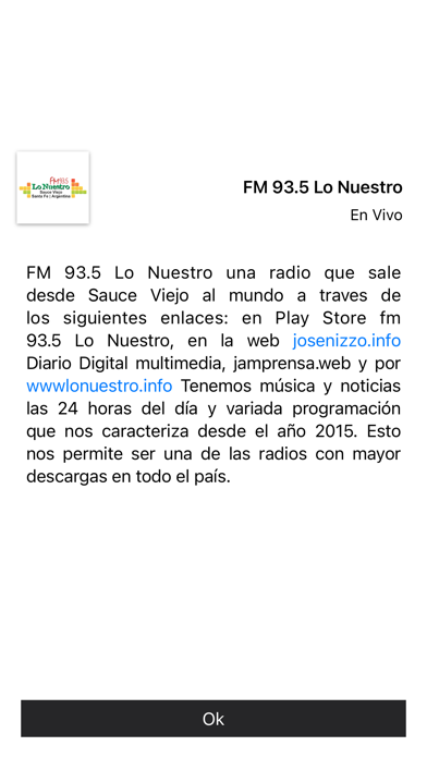 FM 93.5 Lo Nuestro Screenshot