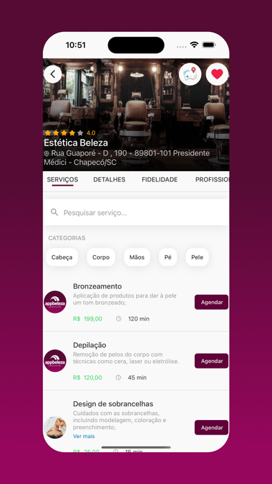 Screenshot #3 pour AppBeleza: Cliente
