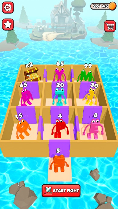 Merge Alphabet Room Maze Games Screenshot