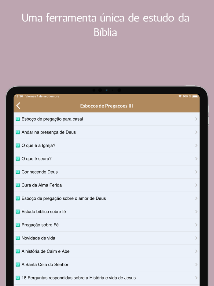 Esboços e Bíblia Sagrada