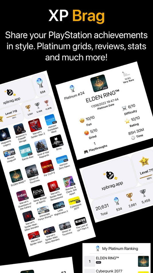 #1. XP Brag (iOS) بواسطة: Ammologic Pty Ltd
