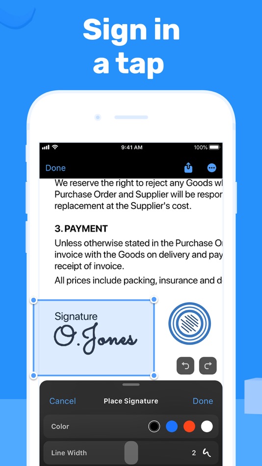 #4. PDF Hero - PDF Editor & Reader (iOS) بواسطة: Mosaic S.r.l.