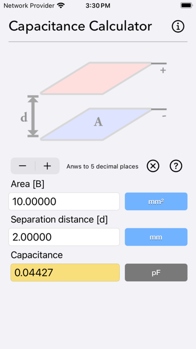 Capacitance Calculatorのおすすめ画像4