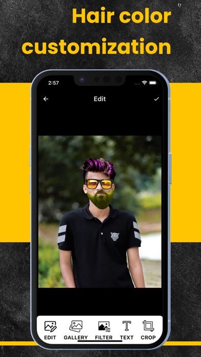 Man Hair Style Photo Maker Screenshot