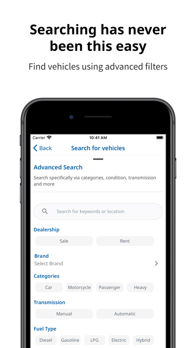 Transpopad: Buy & Rent Cars Screenshot