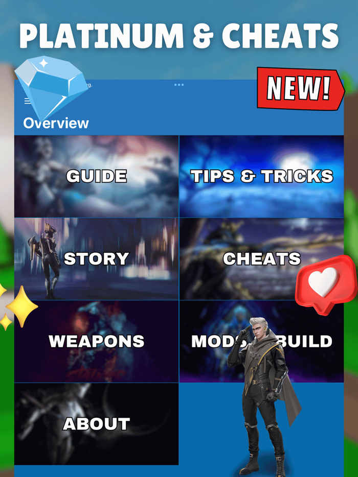 Platinum and Codes for Warframe