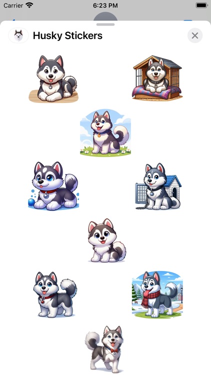 Husky Stickers