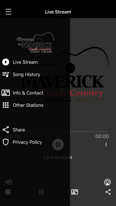 WGMV Maverick 106.3 Screenshot