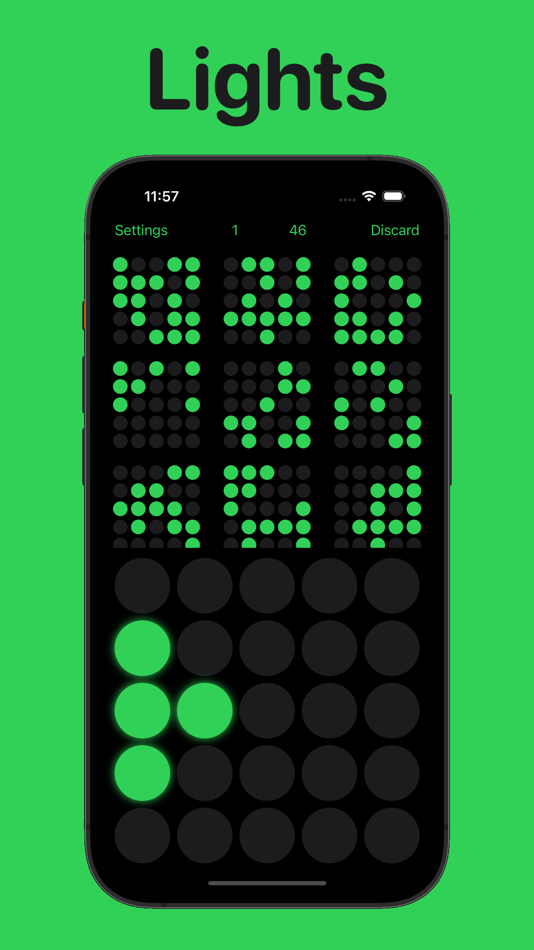 #1. Lights Off Game (LOG) (iOS) Podle: KERNTRONICS LLC