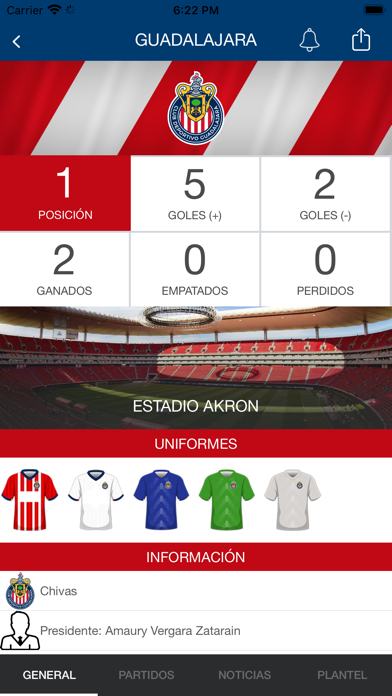 AppMX - Fútbol de México Screenshot