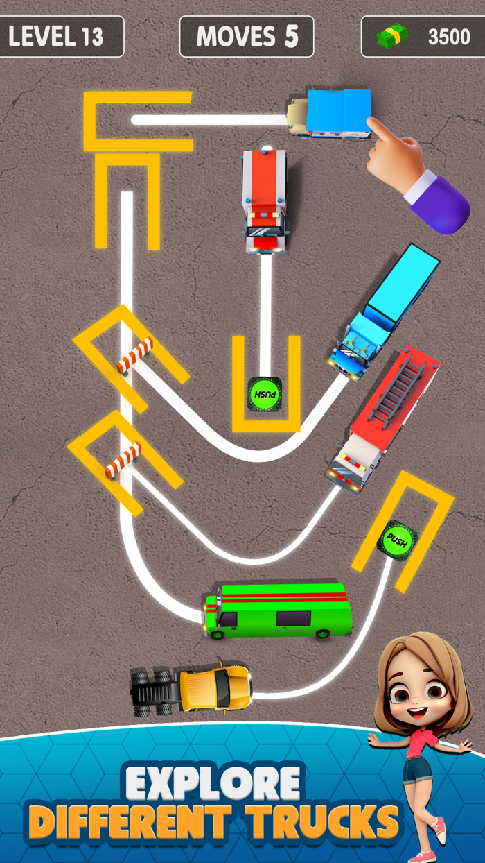 Parking Order Car Puzzle Game