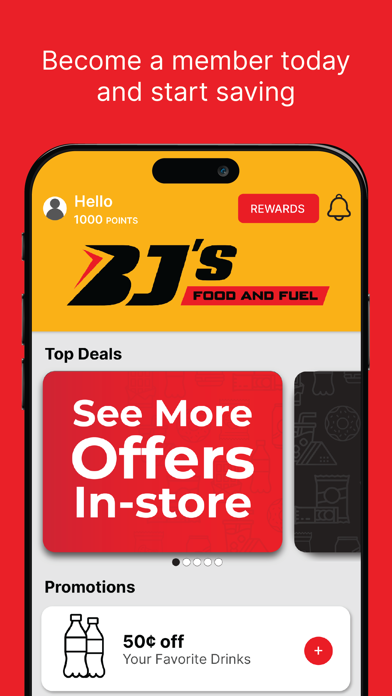 BJ's Food & Fuel Screenshot