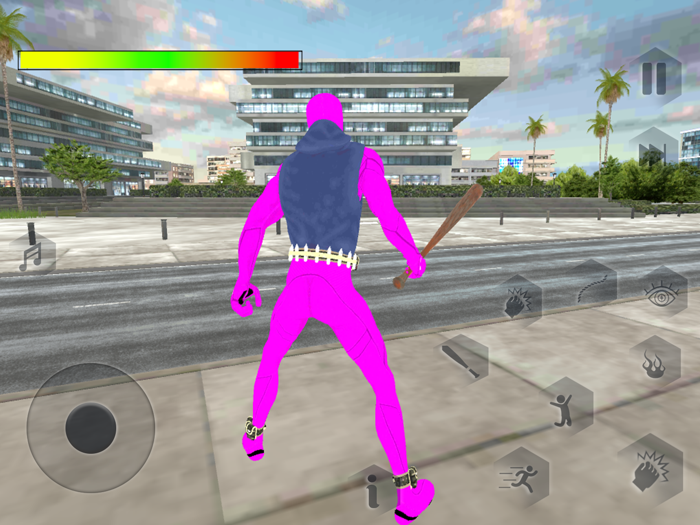 Spider Rope Crime City Hero 3D