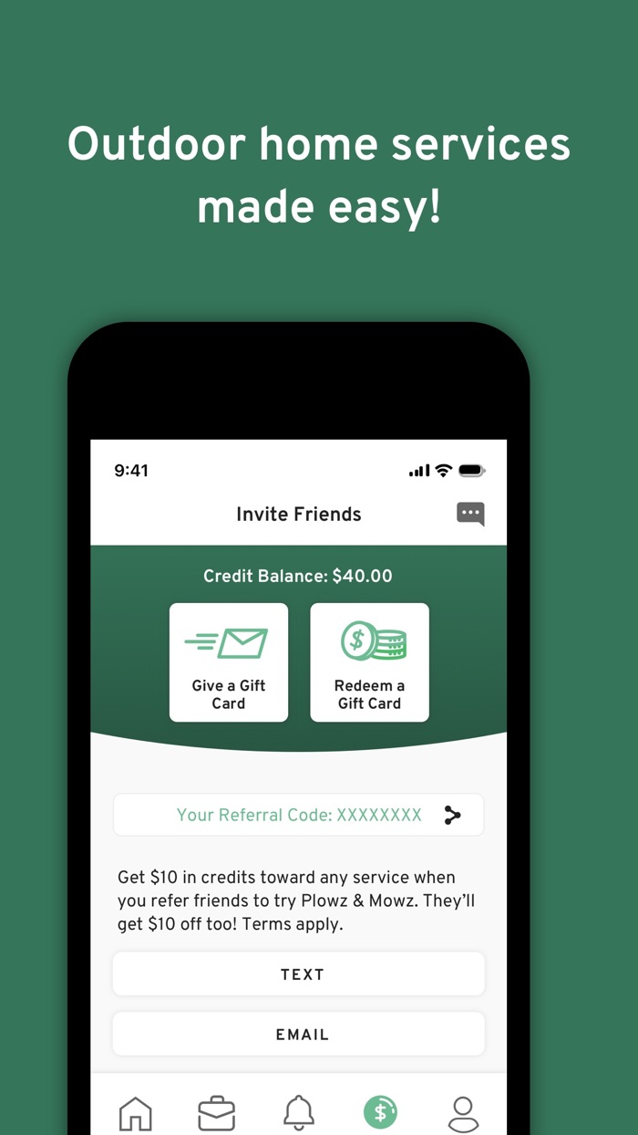 Plowz and Mowz Landscaping App