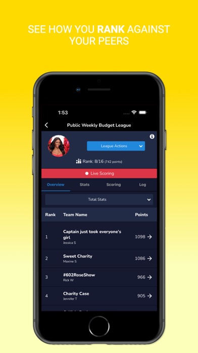 RealTVFantasy Screenshot